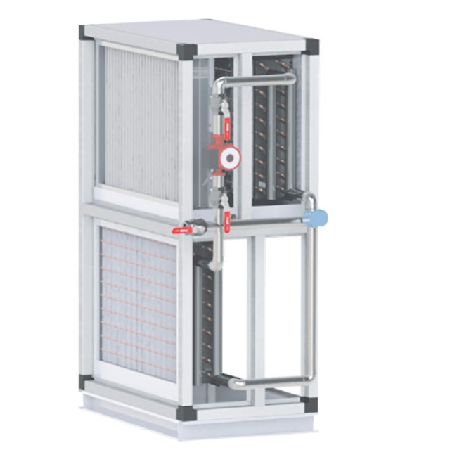 Рекуператор с промежуточным теплоносителем