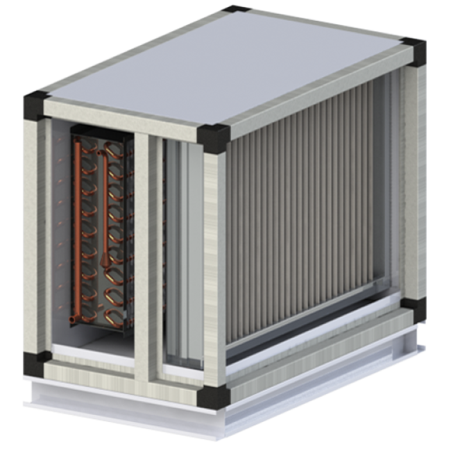 Секция фреонового воздухоохладителя