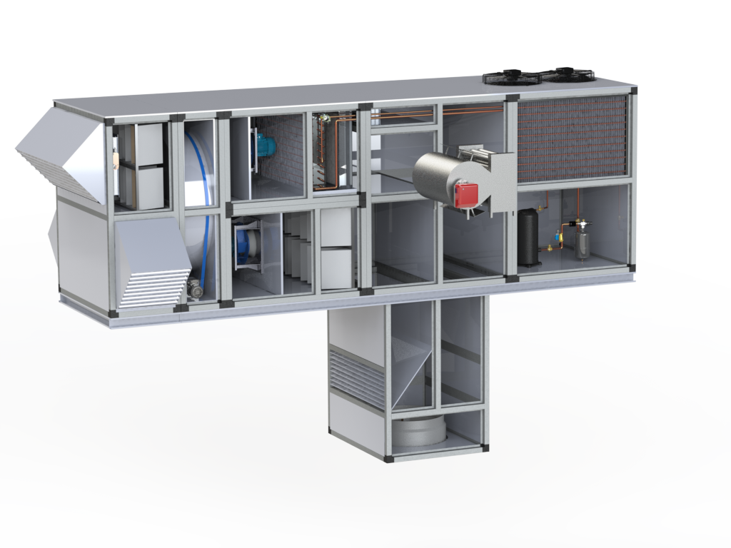 Крышные кондиционеры Т-образного типа